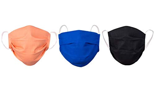 3 Pack - Face Mask Reusable Cloth Face Mask Washable Face Masks Washable Reusable Masks Face Covering Cotton Face Mask Breathable Face Mask By Richeera