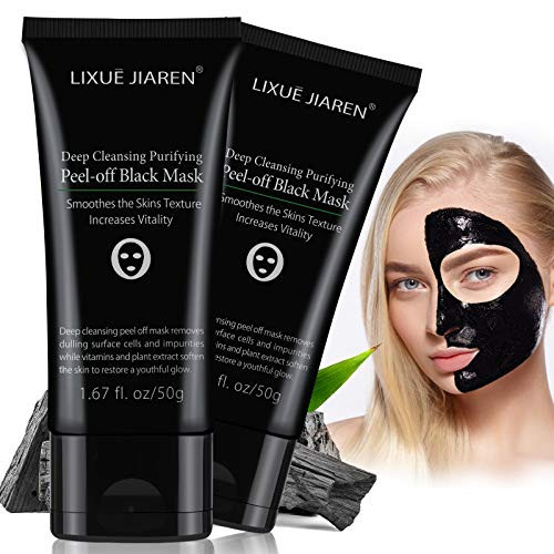 Blackhead Remover Mask 2 Pack Peel Off Blackhead Mask Pufifying Black Mask - Deep Cleansing Facial Mask for Face and Nose Charcoal Face Mask for Pore Shrinking Acne and Oil Control All Skin Types 50G Blackhead Remover Mask 2 Pack Peel Off Blackhead Mask Pufifying Black Mask - Deep Cleansing Facial Mask for Face and Nose Charcoal Face Mask for Pore Shrinking Acne and Oil Control All Skin Types 50G