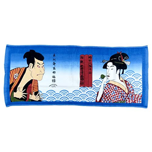 Marushin Ukiyo-E Japop Face Towel 34x80cm 0515008700