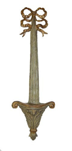 Hickory Manor House Bow Top Plate Holder, Green/Gold