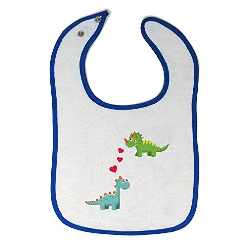 Toddler and Baby Bibs Burp Cloths Triceratops and Brontosaurus Dinosaurs Love with Lovely Hearts Dinosaur Stegosaurus Cotton Items for Girl Boy White Royal Blue Design Only Toddler and Baby Bibs Burp Cloths Triceratops and Brontosaurus Dinosaurs Love with Lovely Hearts Dinosaur Stegosaurus Cotton Items for Girl Boy White Royal Blue Design Only