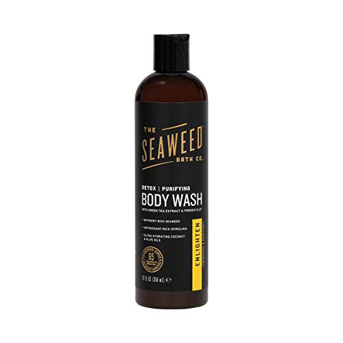 The Seaweed Bath Co. Purifying Detox Body Wash Enlighten Scent -Lemongrass-12 fl. oz. -584-120-ELTN-