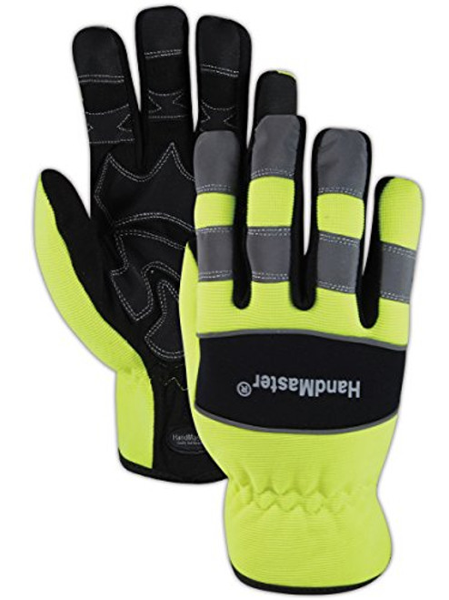 Magid Glove and Safety MECH106XL HandMaster MECH106 High-Visibility Mechanics Gloves Full Finger X-Large Hi/Vis Yellow Magid Glove and Safety MECH106XL HandMaster MECH106 High-Visibility Mechanics Gloves Full Finger X-Large Hi/Vis Yellow