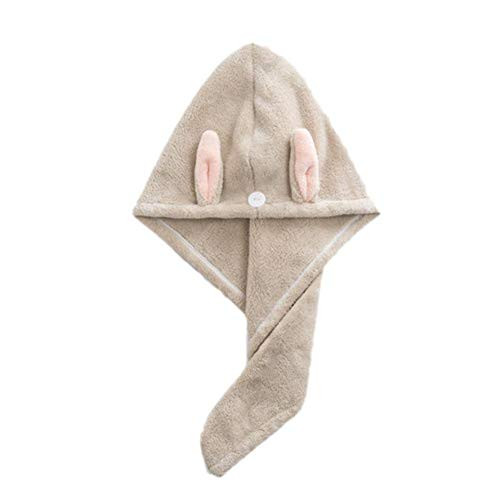 Vaskey Cute Hair Towel Wraps for Women Quick Dry Anti-frizz Head Turban for Long Thick  and  Curly Hair Super Absorbent Soft Vaskey Cute Hair Towel Wraps for Women Quick Dry Anti-frizz Head Turban for Long Thick  and  Curly Hair Super Absorbent Soft