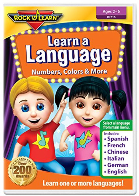 Learn A Language Numbers Colors and More DVD by Rock N Learn - Spanish French Chinese Italian German and English -6 languages on one DVD- Learn A Language Numbers Colors and More DVD by Rock N Learn - Spanish French Chinese Italian German and English -6 languages on one DVD-