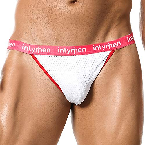 Sexy Mens Mesh Bikini Underpants Pouch Enhancing V-Shaped Low Waist Underwear