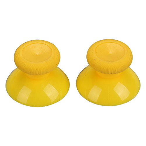 Timorn 2X New Replacement Controller Analog 3D Thumbsticks Thumb Stick Joystick Cap for Xbox ONE -2pcs Yellow-