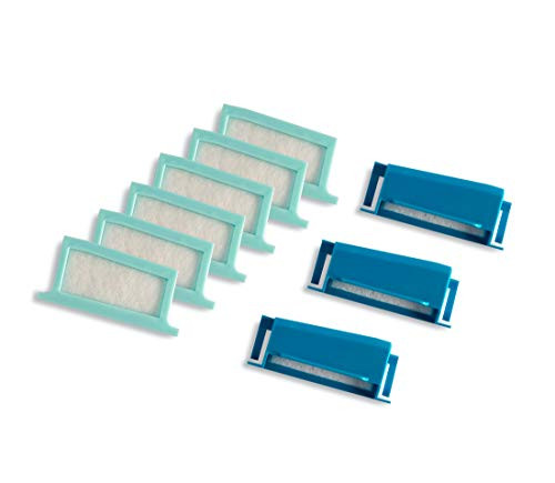 CPAP Filter Kit by Snugell Filters for CPAP Respironics Dreamstation Machine Includes Reusable Standard Filters and Disposable Ultra Fine Filters Made in USA -3 Reusable 6 Ultra-Fine- CPAP Filter Kit by Snugell Filters for CPAP Respironics Dreamstation Machine Includes Reusable Standard Filters and Disposable Ultra Fine Filters Made in USA -3 Reusable 6 Ultra-Fine-