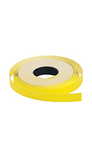 Yellow SSW 1-Line Pricing Gun Labels 3/4 inchW x 3/8 inchH- 1000 Labels per roll