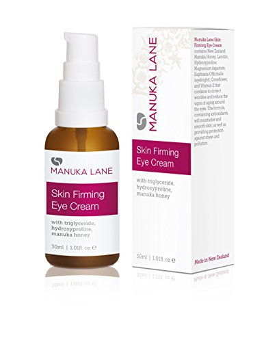Natural Anti-Aging Eye Cream Moisturizer with Manuka Honey Eyebright Vitamin E and Lanolin  Natures Most Powerful Defense Against Dark Circles Under-Eye Bags Dark Circles and Puffiness.