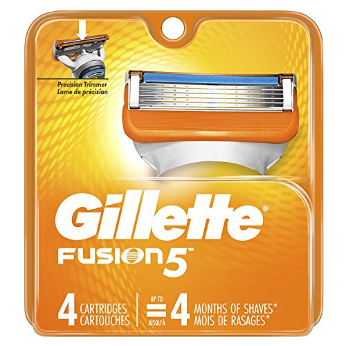 Gillette Fusion5 Mens Razor Blades 4 Blade Refills