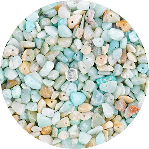 SUBANG About 1000 Pieces Natural Chip Stone Beads Multicolor 5-8mm Irregular Gemstones Healing Crystal Loose Rocks Bead Hole Drilled DIY for Bracelet Jewelry Making CraftingAmazonite SUBANG About 1000 Pieces Natural Chip Stone Beads Multicolor 5-8mm Irregular Gemstones Healing Crystal Loose Rocks Bead Hole Drilled DIY for Bracelet Jewelry Making CraftingAmazonite