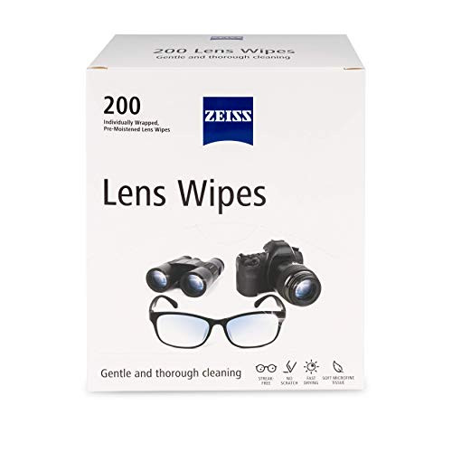 Zeiss Pre-Moistened Lens Cleaning Wipes 200 Count -Pack of 1- Zeiss Pre-Moistened Lens Cleaning Wipes 200 Count -Pack of 1-