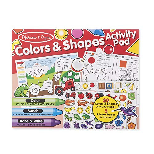 Melissa and Doug Colors and Shapes Activity Pad Melissa and Doug Colors and Shapes Activity Pad
