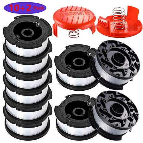 YHLFOOZ Line String Trimmer Autofeed Replacement Spool 30ft 0.065 inch for AF-100-3ZP AF-100 AF-100-2 Weed Eater String Trimmers Replacement Spools -10 Replacement Spool2 Spring2 Spool Cap-