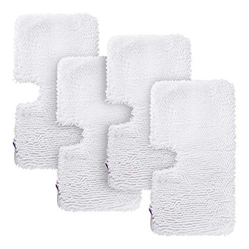 LICORNE 4 Pack Shark Mop Heads Replacement Microfiber Washable Steam Mop Pads Cleaning Pads for Shark S3500 S3601 S3550 S3901 S3801 S3501 S3601 S3801 S3910