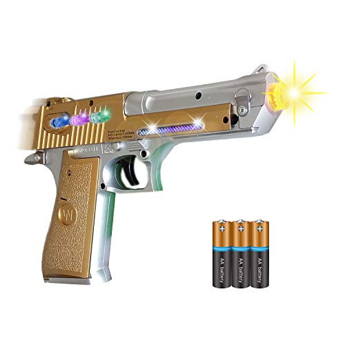 ANJ Kids Toys - Pretend Play Toy Gun for Boys - Toy Pistol Gun / Space Gun with Flashing Lights and Sound - Rapid Firing and Vibrating