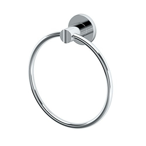Gatco 4682 Channel Brass Towel Ring Chrome