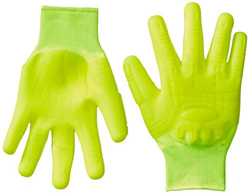 Mad Grip F50 Thunderdome Impact Gloves Large High Vis Yellow