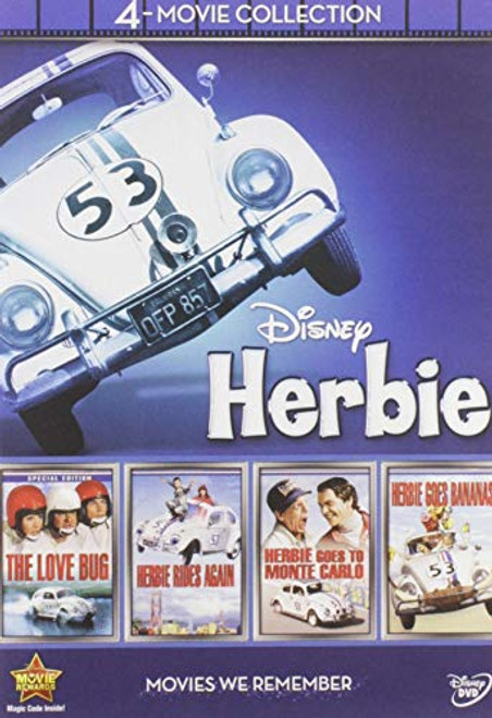 Disney 4-Movie Collection Herbie -Love Bug / Herbie Goes Bananas / Herbie Goes To Monte Carlo / Herbie Rides Again- Disney 4-Movie Collection Herbie -Love Bug / Herbie Goes Bananas / Herbie Goes To Monte Carlo / Herbie Rides Again-