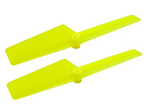 Microheli Long Plastic Tail Blade 47mm -Yellow- - T-REX 150 DFC/150 X