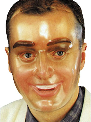 Disguise Transparent Young Man MaskBeigeStandard