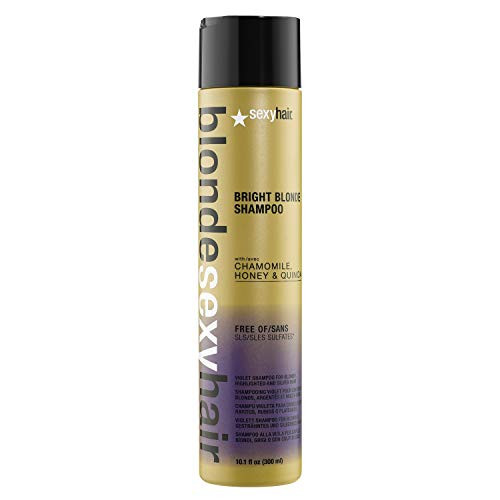 SexyHair Blonde Bright Blonde Violet Shampoo Color Safe 10.1 fl. oz.