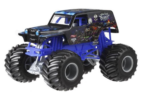 Hot Wheels Monster Jam Son Uva Digger Die-Cast Vehicle, 1:24 Scale
