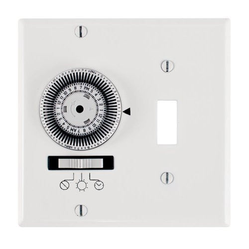 Intermatic KM2ST-2G 2 Gang Toggle SPST 24-Hour Mechanical Timer
