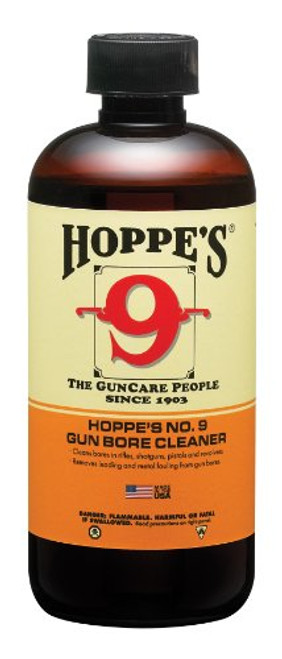Hoppes No. 9 Gun Bore Cleaning Solvent 1-Quart Bottle Hoppes No. 9 Gun Bore Cleaning Solvent 1-Quart Bottle