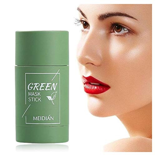 Green Mask Stick Green Tea/Eggplant Purifying Clay Stick Mask Face Moisturizes Oil Control Deep Clean Pore Improves Skinfor Men Women All Skin Types -Green- Green Mask Stick Green Tea/Eggplant Purifying Clay Stick Mask Face Moisturizes Oil Control Deep Clean Pore Improves Skinfor Men Women All Skin Types -Green-