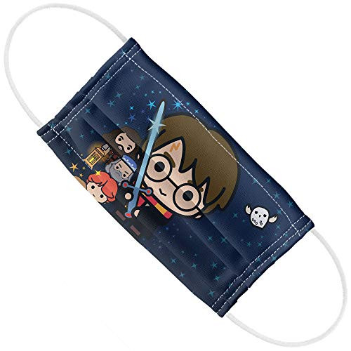 Harry Potter Charming Chibi Cast 1-Ply Reusable Face Mask Covering Unisex