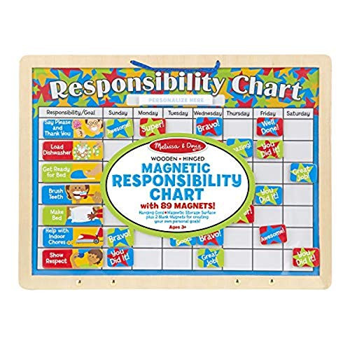 Melissa  and  Doug Magnetic Responsibility Chart