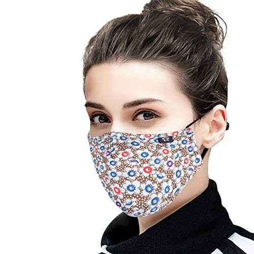 Cotton Face Mask for RunningTravelingCycling Washable Reusable Windproof Mask