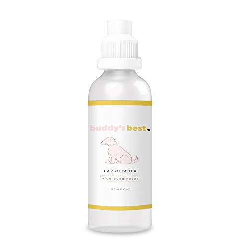 Buddys Best Dog Ear Cleaner Solution - Pet and Puppy Ear Wax Remover - Ear Mite and Dog Yeast Infection Treatment Solution - Anti Itch for Dogs Ears - 8oz 240ml Dog Ear Cleaners Buddys Best Dog Ear Cleaner Solution - Pet and Puppy Ear Wax Remover - Ear Mite and Dog Yeast Infection Treatment Solution - Anti Itch for Dogs Ears - 8oz 240ml Dog Ear Cleaners