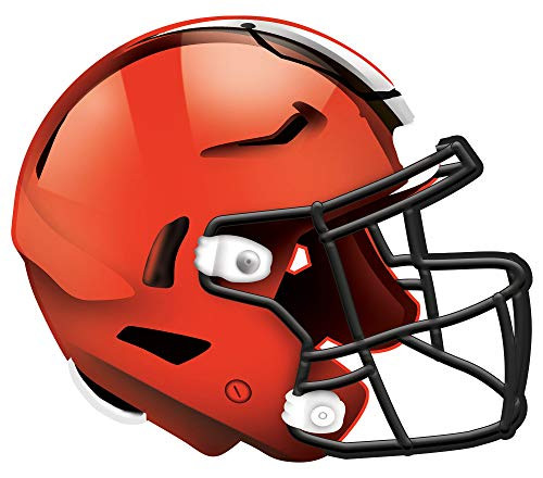 Fan Creations NFL Cleveland Browns Unisex Cleveland Browns Authentic Helmet Team Color 12 inch