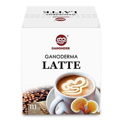 GANOHERB Reshi Mushroom Latte-4 in 1 Instant Coffee with Organic Ganoderma Lucidum Extract -Rich In Taste and Excellent Flavor- Improve AppetiteStress Relief0.74 Ounce -15 Count- GANOHERB Reshi Mushroom Latte-4 in 1 Instant Coffee with Organic Ganoderma Lucidum Extract -Rich In Taste and Excellent Flavor- Improve AppetiteStress Relief0.74 Ounce -15 Count-