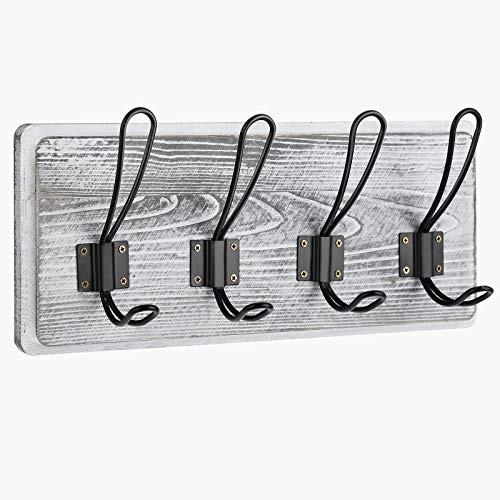 Coat Hooks Wall Mounted Coat Rack with 8 Hooks Coat Hanger Rack for Entryway Bathroom Bedroom Living Room Coat Hanger with Hooks for Hat Towel Key Coat Hooks Wall Mounted Coat Rack with 8 Hooks Coat Hanger Rack for Entryway Bathroom Bedroom Living Room Coat Hanger with Hooks for Hat Towel Key