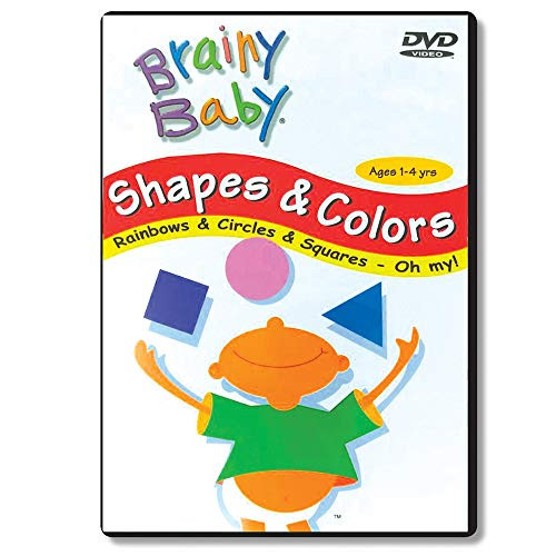 Brainy Baby Teach Your Child Shapes  and  Colors Rainbows Circles and Squares Oh My DVD Classic Edition