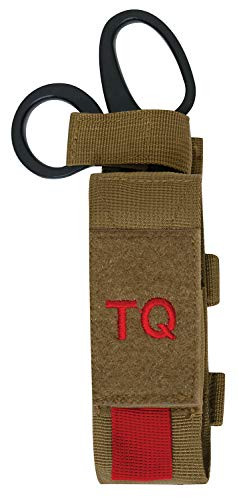 Rothco MOLLE Tactical Tourniquet and Shear Holder Pouch Coyote Brown