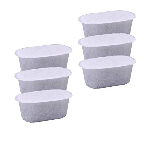Advanced Replacement Water Filter cartridges for Mr. Coffee Easy Measure and Dishwashable 12-Cup Coffee Makers -6 Pack-