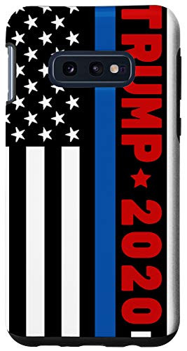 Galaxy S10e Trump 2020 phone case Blue Line American Flag pro Trump Case