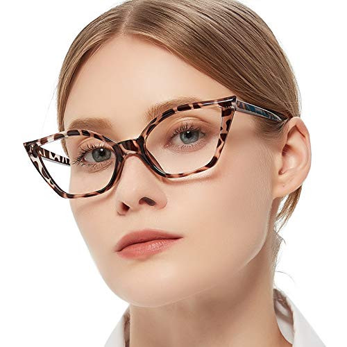 MARE AZZURO Cat Eye Reading Glasses Women Cute Readers 0 1.00 1.50 2.00 2.50 3.00 3.50 -Brown 2.0-
