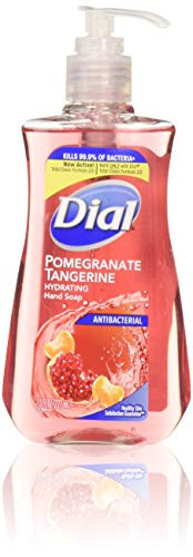 Dial Pomegranate  and  Tangerine Antibacterial Hand Soap with Moisturizer 7.5 Oz. -Pack of 4-