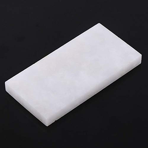 Sharpener Stone Whetstone 4 x 2 x 0.4 Polishing Two Grinding Side Natural Grinding for Kitchen Scissors Knives-10000White-
