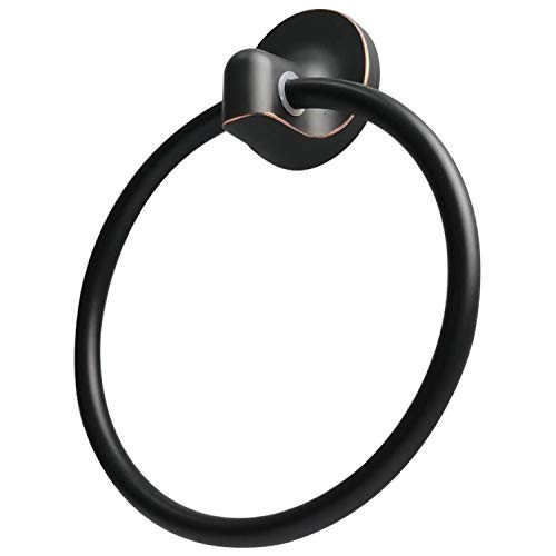 Laguna Brass Bathroom Accessories Towel Ring Oil Rubbed Bronze Finish