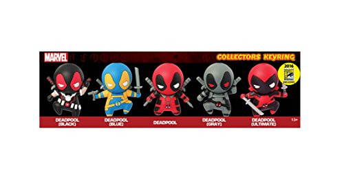 Marvel Deadpool 5 Pc SDCC Exclusive Set 2016 Action Figure