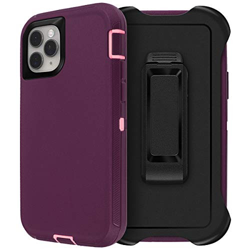 AICase for iPhone 11 Pro Belt-Clip Holster Case -5.8 inch- Full Body Rugged Heavy Duty Case Shock/Drop/Dust Proof 4-Layer Protection Durable Cover for Apple iPhone 11 Pro 5.8-inch