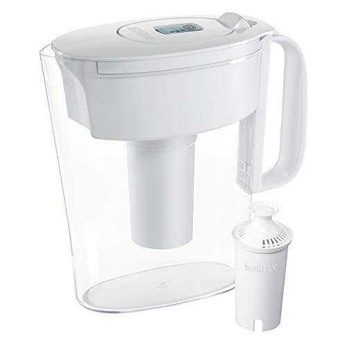 Brita Standard Metro Water Filter Pitcher Small 5 Cup 1 Count White -Lid Function May Vary-