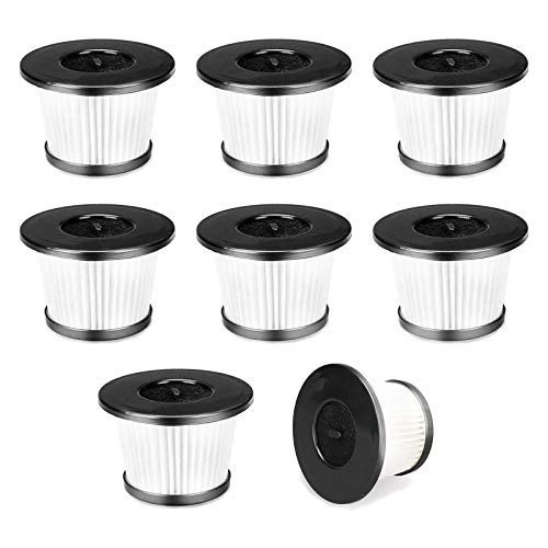 UOUOLONUN 8-Sets HEPA Filter Replacement Vacuum Dust Filters Compatible with MOOSOO K24 Cordless Stick Vacuum Cleaner